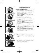 Preview for 6 page of Yamaha YP20G Owner'S Manual