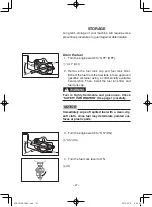 Preview for 32 page of Yamaha YP20G Owner'S Manual