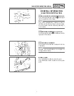 Предварительный просмотр 11 страницы Yamaha YP250 5GM2-AE1 2000 Service Manual