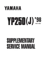 Yamaha YP250 98 Supplementary Service Manual preview