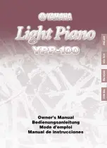 Yamaha YPP-100 Light Piano (German) Bedienungsanleitung предпросмотр