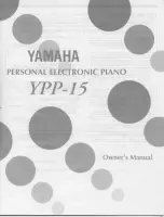 Preview for 1 page of Yamaha YPP-15 Owner'S Manual