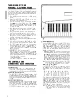 Preview for 8 page of Yamaha YPP-50 Owner'S Manual