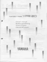 Yamaha YPR-20 Owner'S Manual предпросмотр