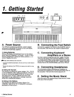 Предварительный просмотр 3 страницы Yamaha YPR-20 Owner'S Manual