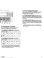 Предварительный просмотр 5 страницы Yamaha YPR-20 Owner'S Manual