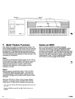 Предварительный просмотр 8 страницы Yamaha YPR-20 Owner'S Manual