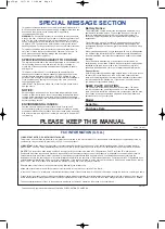 Предварительный просмотр 2 страницы Yamaha YPR-50 Owner'S Manual