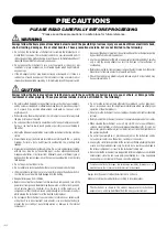 Предварительный просмотр 3 страницы Yamaha YPR-50 Owner'S Manual