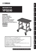 Yamaha YPS200 Owner'S Manual preview