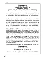 Preview for 42 page of Yamaha YPT-240 Owner'S Manual