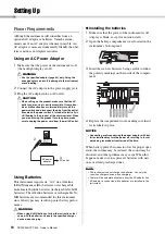 Preview for 10 page of Yamaha YPT-340 Owner'S Manual