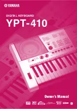 Preview for 1 page of Yamaha YPT-410 Owner'S Manual