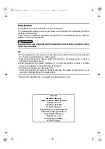 Preview for 5 page of Yamaha YS1070T Owner'S Manual