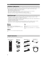 Preview for 8 page of Yamaha YSP-1 Owner'S Manual