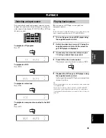 Preview for 35 page of Yamaha YSP-1 Owner'S Manual