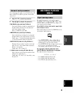 Preview for 37 page of Yamaha YSP-1 Owner'S Manual