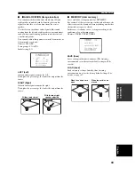 Preview for 47 page of Yamaha YSP-1 Owner'S Manual