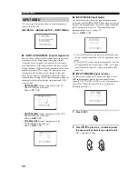 Preview for 48 page of Yamaha YSP-1 Owner'S Manual