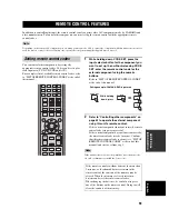 Preview for 55 page of Yamaha YSP-1 Owner'S Manual