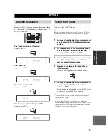 Preview for 99 page of Yamaha YSP-1 Owner'S Manual