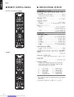 Preview for 4 page of Yamaha YSP-1 Service Manual