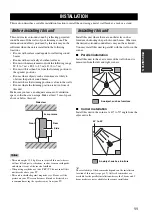 Preview for 15 page of Yamaha YSP 1000 - Digital Sound Projector Five CH Speaker Owner'S Manual