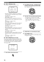 Preview for 82 page of Yamaha YSP 1000 - Digital Sound Projector Five CH Speaker Owner'S Manual