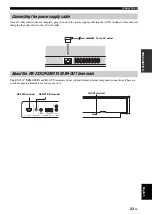 Предварительный просмотр 25 страницы Yamaha YSP 1100 - Digital Sound Projector Five CH Speaker Owner'S Manual