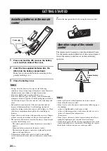 Предварительный просмотр 26 страницы Yamaha YSP 1100 - Digital Sound Projector Five CH Speaker Owner'S Manual