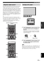 Предварительный просмотр 27 страницы Yamaha YSP 1100 - Digital Sound Projector Five CH Speaker Owner'S Manual