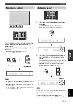 Предварительный просмотр 43 страницы Yamaha YSP 1100 - Digital Sound Projector Five CH Speaker Owner'S Manual