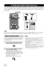 Предварительный просмотр 50 страницы Yamaha YSP 1100 - Digital Sound Projector Five CH Speaker Owner'S Manual