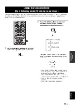 Предварительный просмотр 57 страницы Yamaha YSP 1100 - Digital Sound Projector Five CH Speaker Owner'S Manual