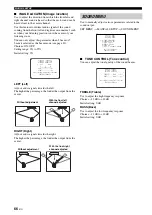 Предварительный просмотр 68 страницы Yamaha YSP 1100 - Digital Sound Projector Five CH Speaker Owner'S Manual