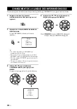 Предварительный просмотр 122 страницы Yamaha YSP 1100 - Digital Sound Projector Five CH Speaker Owner'S Manual