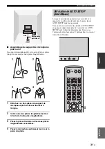 Предварительный просмотр 125 страницы Yamaha YSP 1100 - Digital Sound Projector Five CH Speaker Owner'S Manual