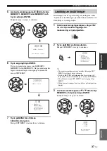 Предварительный просмотр 315 страницы Yamaha YSP 1100 - Digital Sound Projector Five CH Speaker Owner'S Manual