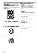 Предварительный просмотр 324 страницы Yamaha YSP 1100 - Digital Sound Projector Five CH Speaker Owner'S Manual