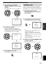 Предварительный просмотр 407 страницы Yamaha YSP 1100 - Digital Sound Projector Five CH Speaker Owner'S Manual