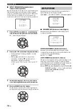 Предварительный просмотр 440 страницы Yamaha YSP 1100 - Digital Sound Projector Five CH Speaker Owner'S Manual