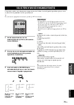 Предварительный просмотр 445 страницы Yamaha YSP 1100 - Digital Sound Projector Five CH Speaker Owner'S Manual