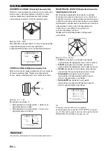 Предварительный просмотр 526 страницы Yamaha YSP 1100 - Digital Sound Projector Five CH Speaker Owner'S Manual