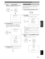 Предварительный просмотр 47 страницы Yamaha YSP-300 Owner'S Manual