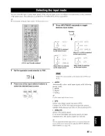 Предварительный просмотр 91 страницы Yamaha YSP-300 Owner'S Manual