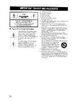 Предварительный просмотр 2 страницы Yamaha YSP-3000bl Owner'S Manual