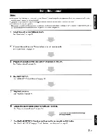 Предварительный просмотр 9 страницы Yamaha YSP-3000bl Owner'S Manual