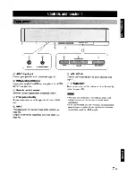 Предварительный просмотр 11 страницы Yamaha YSP-3000bl Owner'S Manual