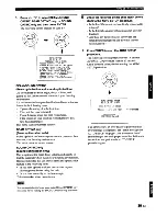 Предварительный просмотр 43 страницы Yamaha YSP-3000bl Owner'S Manual