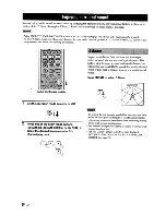 Предварительный просмотр 58 страницы Yamaha YSP-3000bl Owner'S Manual